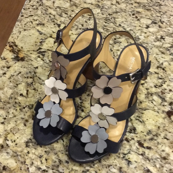 michael kors sandals with flowers